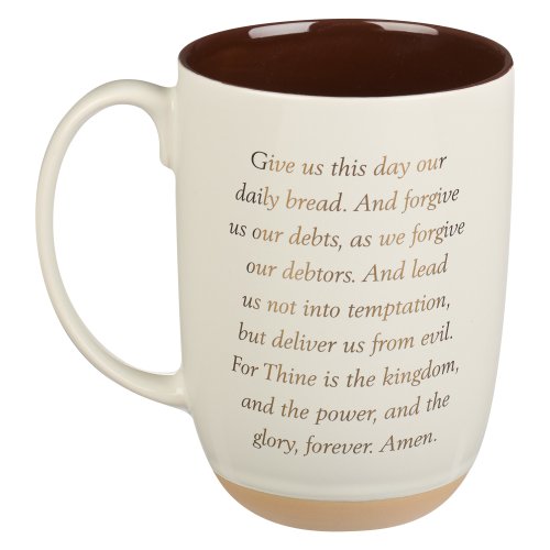 Mug White/Brown The Lord's Prayer