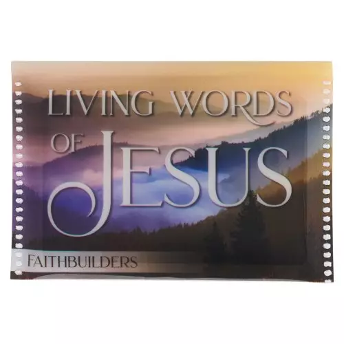 Faithbuilder Cards-Living Words Of Jesus (Pack of 20)