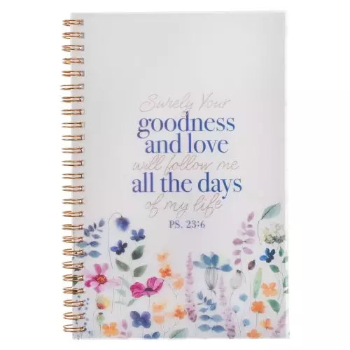 Notebook-Wirebound-Goodness & Love Ps. 23:6