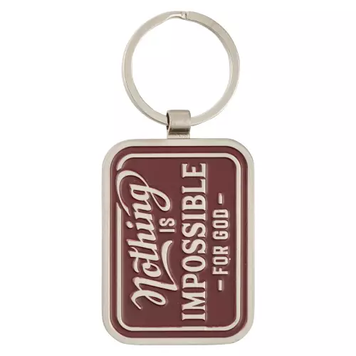 Keychain Nothing is Impossible Lk. 1:37