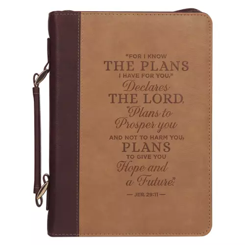 Bible Cover Classic Two-tone Plans Jer. 29:11