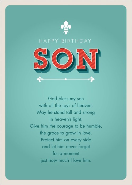 Happy Birthday - Son