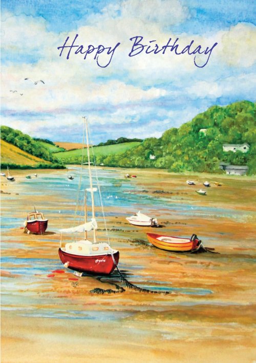 Pack of 6 Happy Birthday - Standard Cards - Gloss
