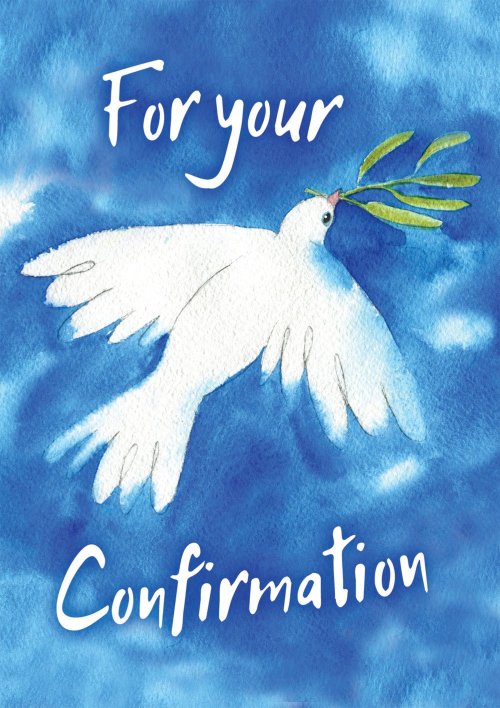 For Your Confirmation - Dove - Standard Card - Gloss