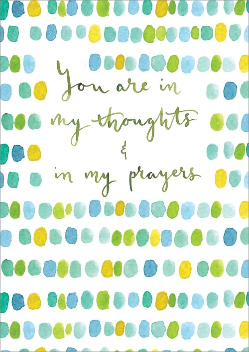 You Are In My Thoughts And Prayers - Standard Card