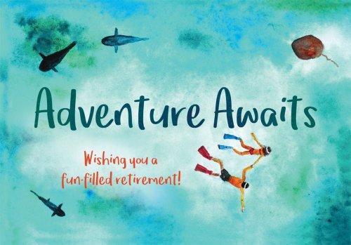 Adventure Awaits - Std Card Waterboard (6 Pack)