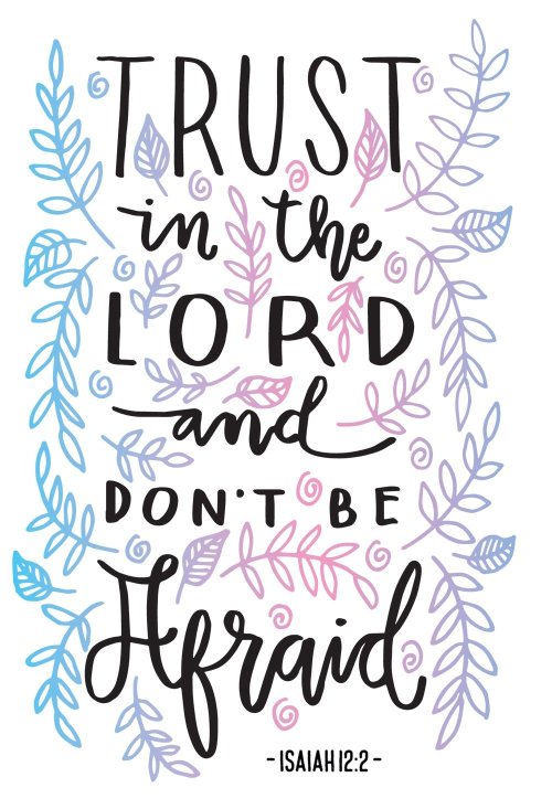 Trust In The Lord - Std Card Gloss (6 Pack)