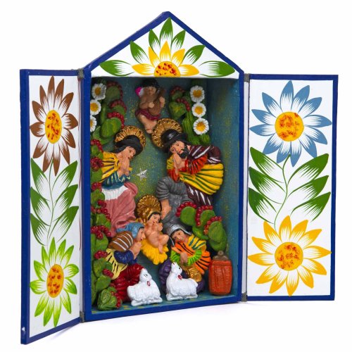 Large Nativity Retablo