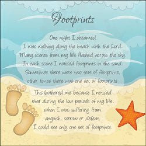 Footprints - Card - Seaside