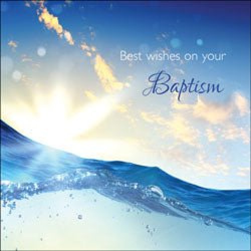 Best Wishes On Your Baptism (A)