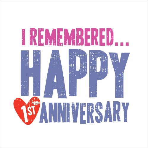 First Wedding Anniversary