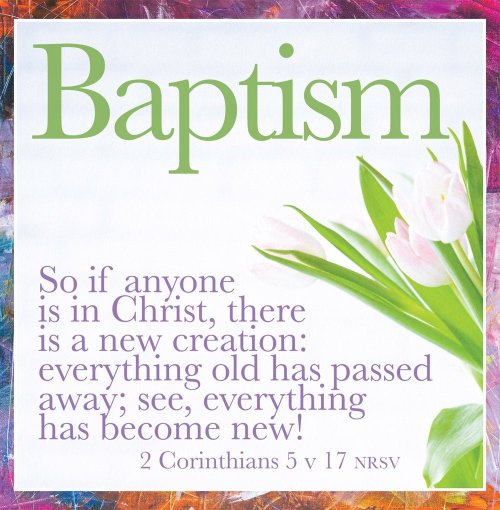 Baptism - Any One Who Belongs - Sq Card