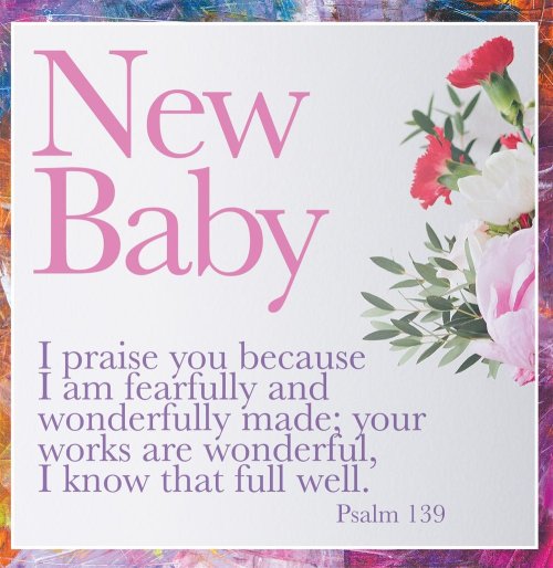 New Baby - I Praise You - Sq Card