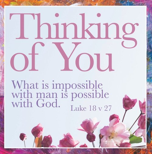 Thinking Of You - What Is Impossible - Sq Card