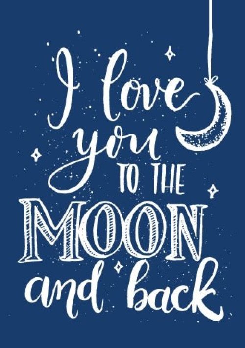 To The Moon - Love Foil Textured Std