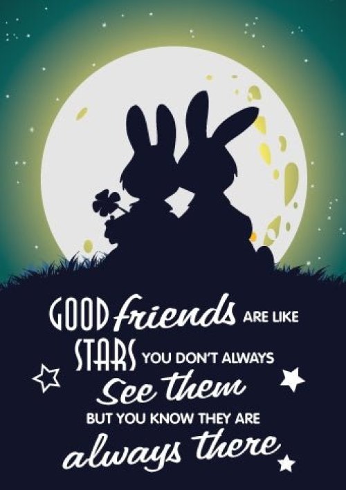 Good Friends - Friends Moon Foil Gloss Std