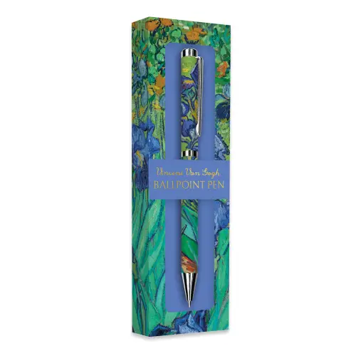 Pen in a Gift Box - Van Gogh Irises