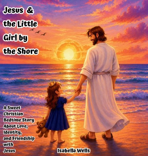 Jesus & the Little Girl by the Shore: A Sweet Christian Bedtime Story About Love, Identity, and Friendship with Jesus