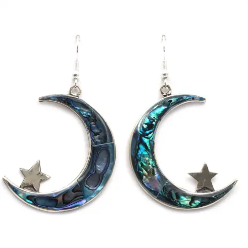 Tinto Lunar Especial Earrings - Blue