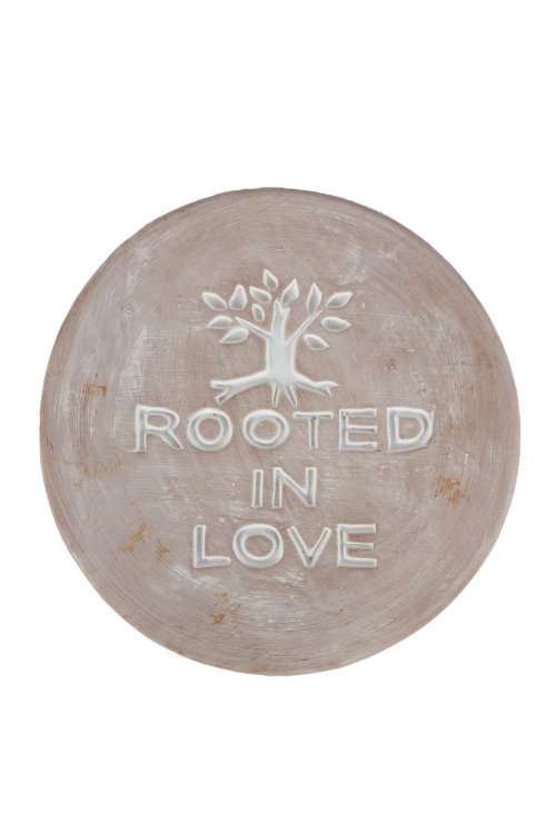 ROOTED IN LOVE GARDEN PLAQUE