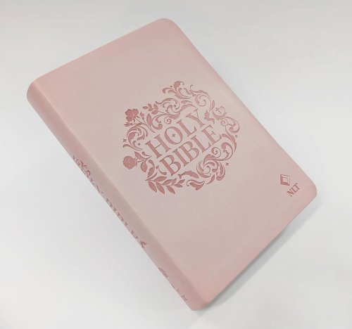 NLT Holy Bible, Pink Flexiback, Leather-Feel, Debossed Detailing, British Text, NLT New Living Translation, Flexiback, Standard size