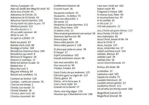 Chants de Taizé 2026-2027