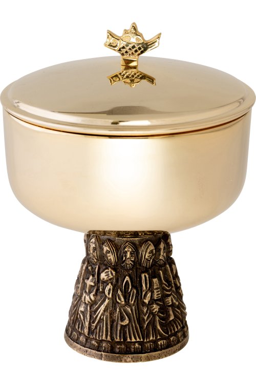 Gold Plated Ciborium H 15 cm