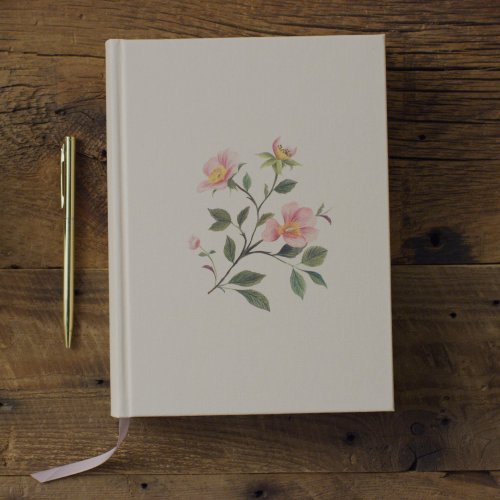 ESV Single Column Journaling Bible (Cloth over Board, Rosehip Design)