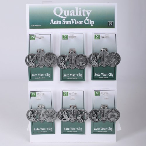 Military Visor Clips - Pack of 24