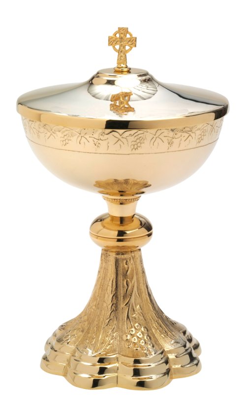 Golden Plated Ciborium H 24 cm