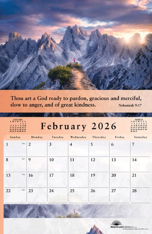 Gospel of Peace 2026 Calendar