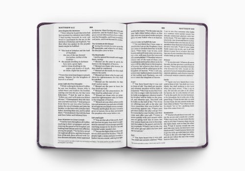 ESV Large Print Value Thinline Bible (TruTone, Lavender, Filigree Design)