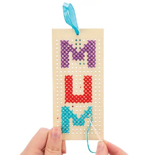Wooden Bookmark Cross Stitch Kits (Pack of 4)