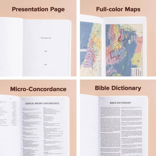 KJV Gift and Award Bible, White Imitation Leather