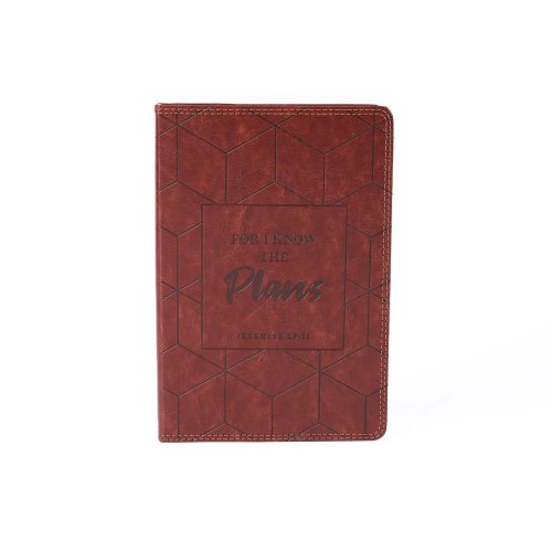 Jeremiah 29:11 Brown Imitation Leather Journal