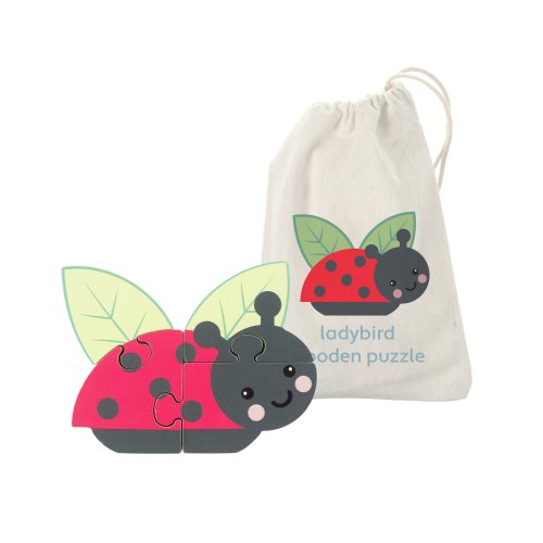 Ladybird Wooden Puzzle (FSC®)