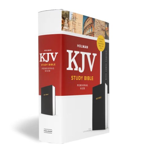 KJV Study Bible, Personal Size Edition, Black