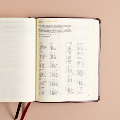 CSB Notetaking Bible, Hosanna Revival Edition, Heidelberg Burgundy LeatherTouch