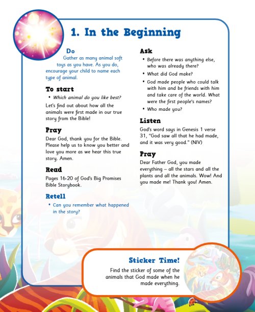 God's Big Promises - Beginning with God Family Devotions