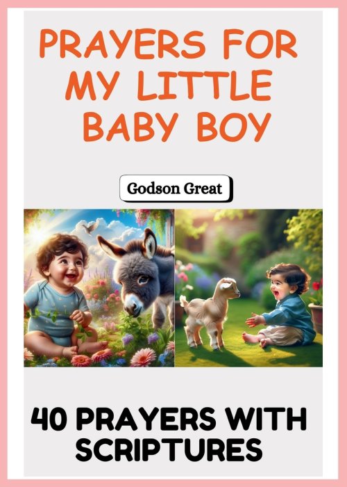 Prayers for My Little Baby Boy: A Heartfelt Collection of Bible-Based Prayers, Blessings, and Spiritual Covering for Your Baby Boy's Growth, Protectio