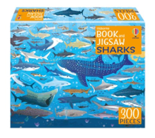 Usborne Book and Jigsaw: Sharks
