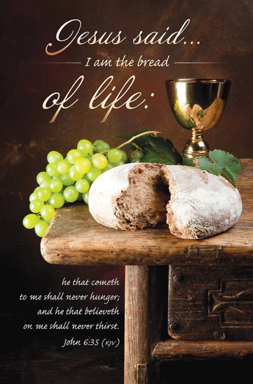I Am the Bread of Life Communion Bulletin (pack of 100)