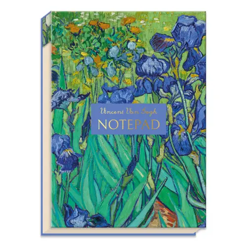 Flip Up Notepad - Van Gogh Irises