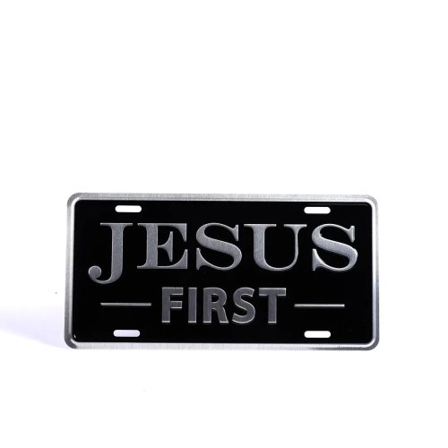 Jesus First Silver Deluxe Autotag