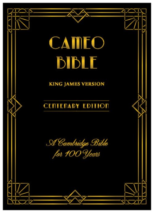KJV Cameo Centenary Edition, Vintage Golden Brown Calfskin Leather, Full Yapp, KJ457:XRLY
