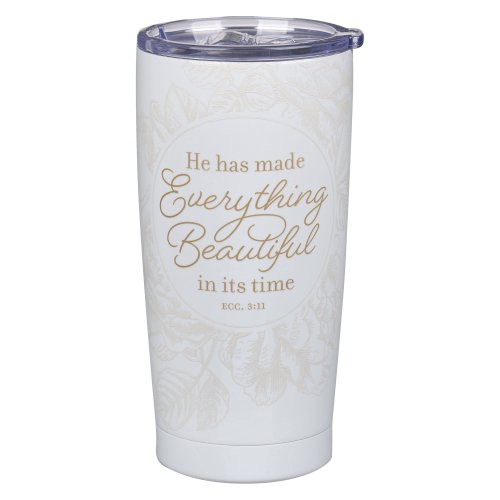 Tumbler SS Ivory Everything Beautiful Ecc. 3:11