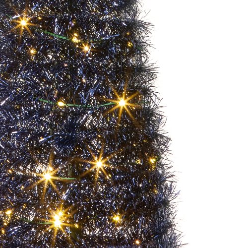 5ft 9 Midnight Blue Pop Up Tree Prelit with 180 LEDs