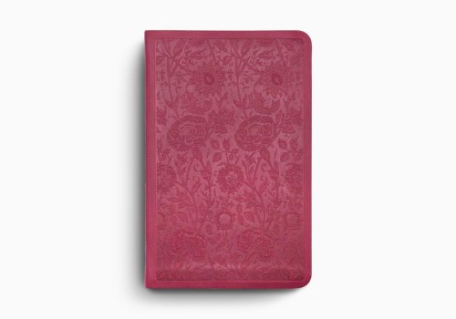 ESV Value Compact Bible (TruTone, Raspberry, Floral Design)