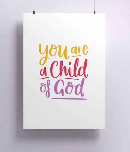 Child Of God A4 Print
