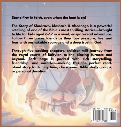 The Story of Shadrach, Meshach & Abednego: A Thrilling Bible Tale of Bravery, Friendship & God's Power